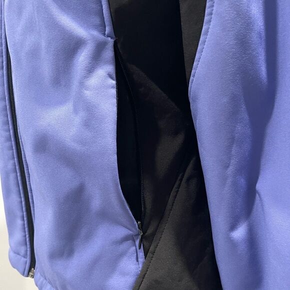 𝅺free Country Purple And Black Softshell Jacket Sz S - Picture 11 of 16